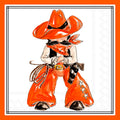 Orange Cowboy Cocktail Napkin