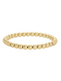 Gold Bead Bracelet 6mm