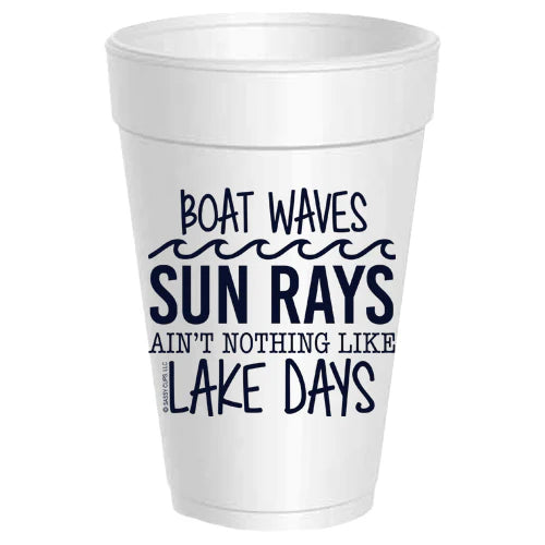 Boat Waves Sun Rays - 10 pack