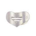 Mother of Pearl Heart Flat Clip