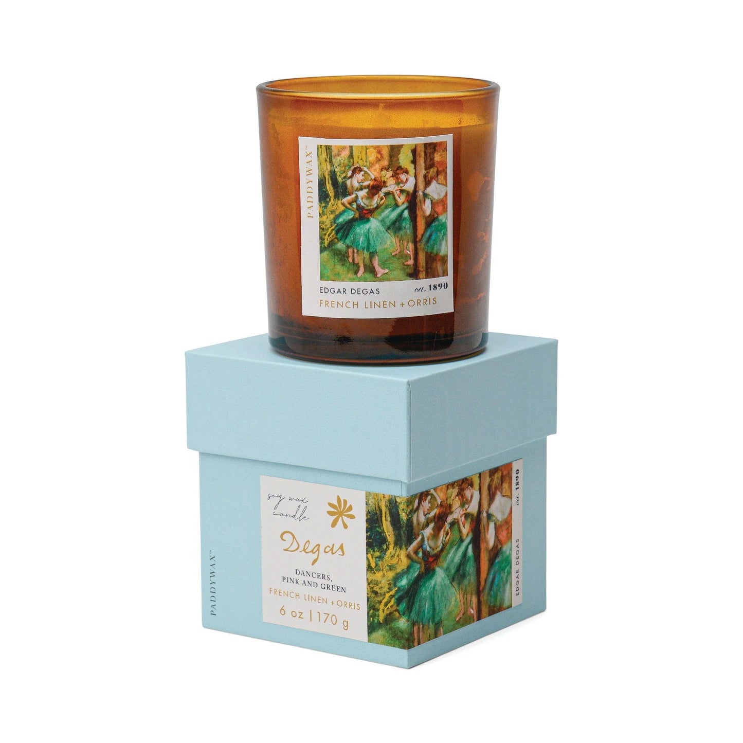 Degas French Linen + Orris - Impressionist Candle