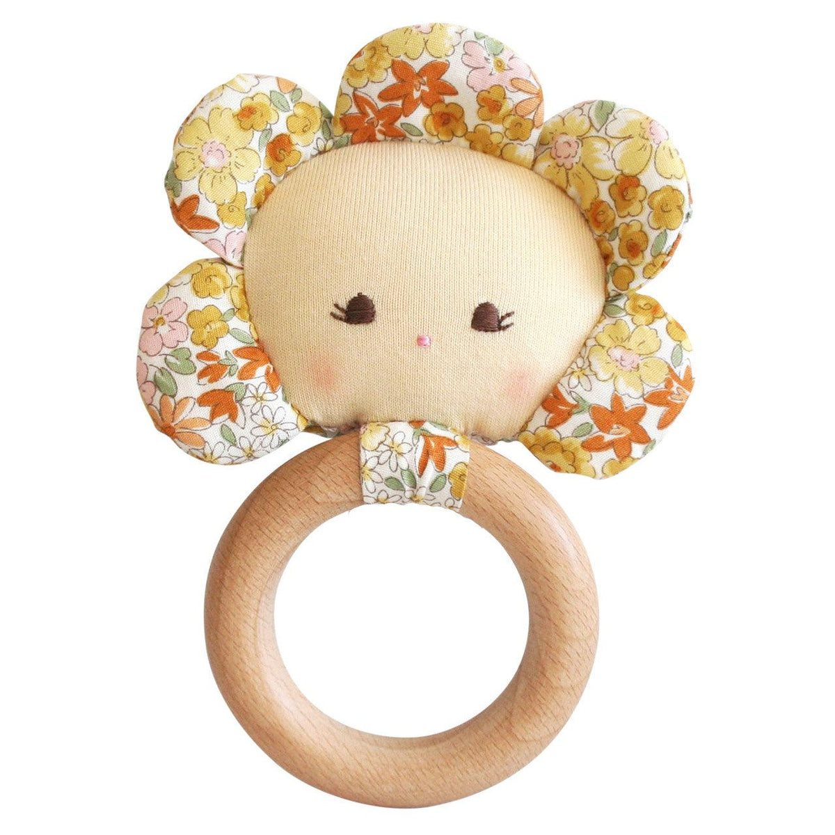 Flower Baby Teether Rattle