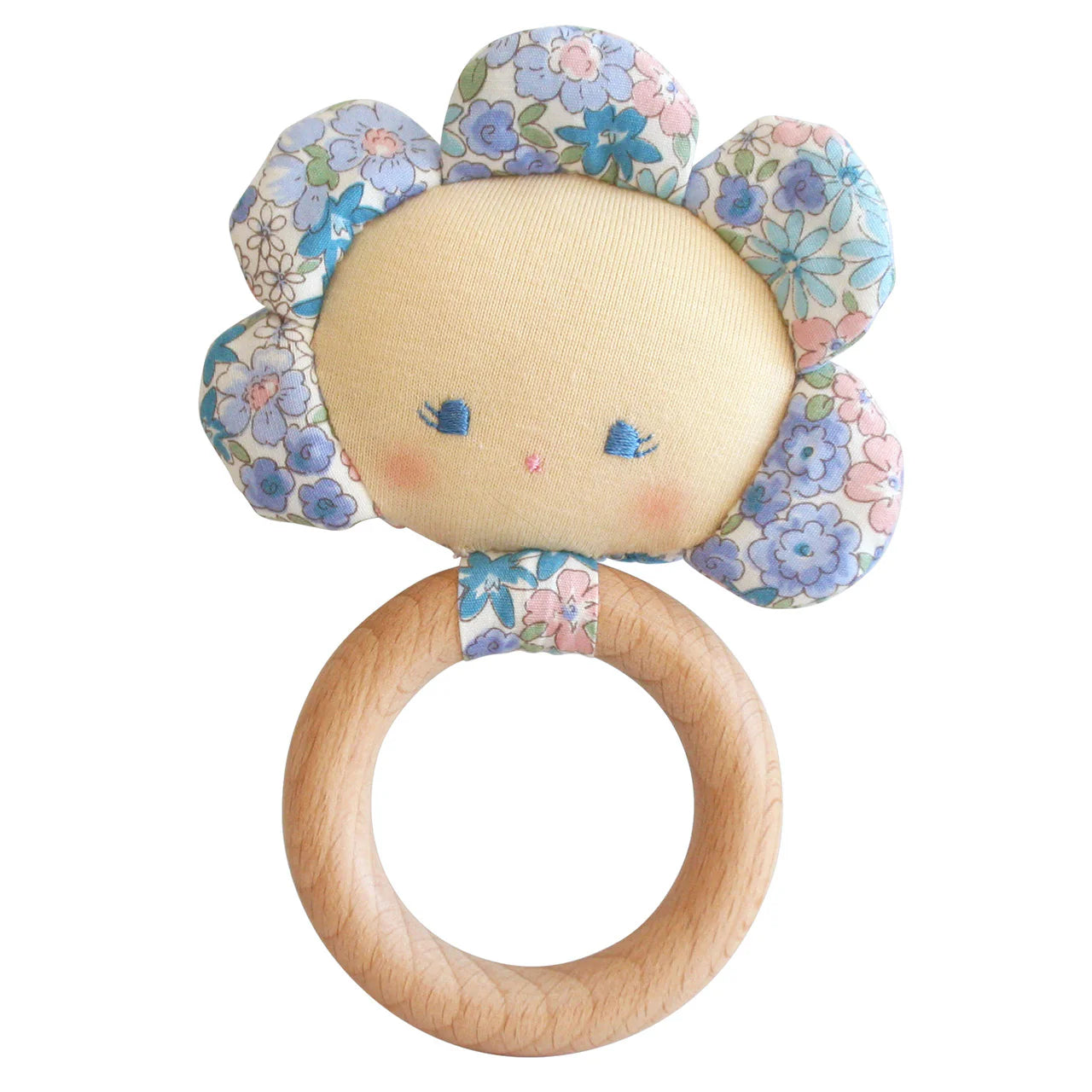 Flower Baby Teether Rattle