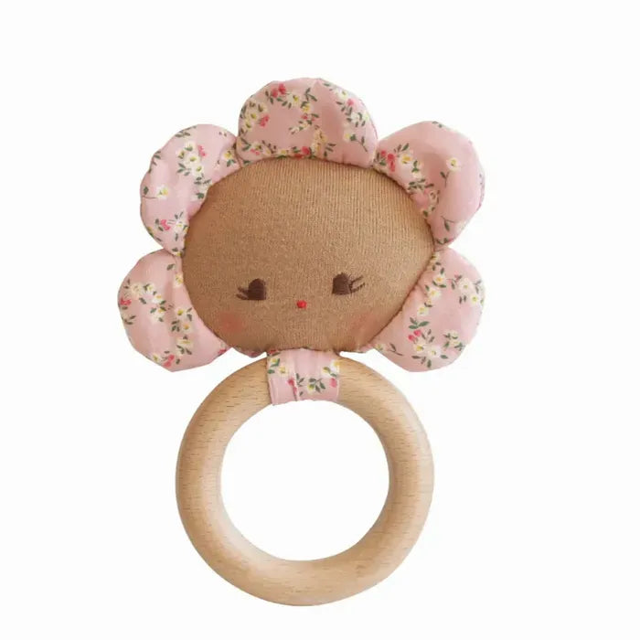 Flower Baby Teether Rattle
