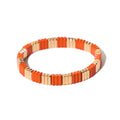 Orange Girls Trip Ribbed Bracelet