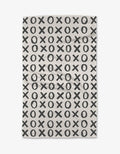 Hug and Kiss White Kitchen Tea Towel