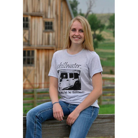 Chillwater Jim Tom Speckled White T-shirt