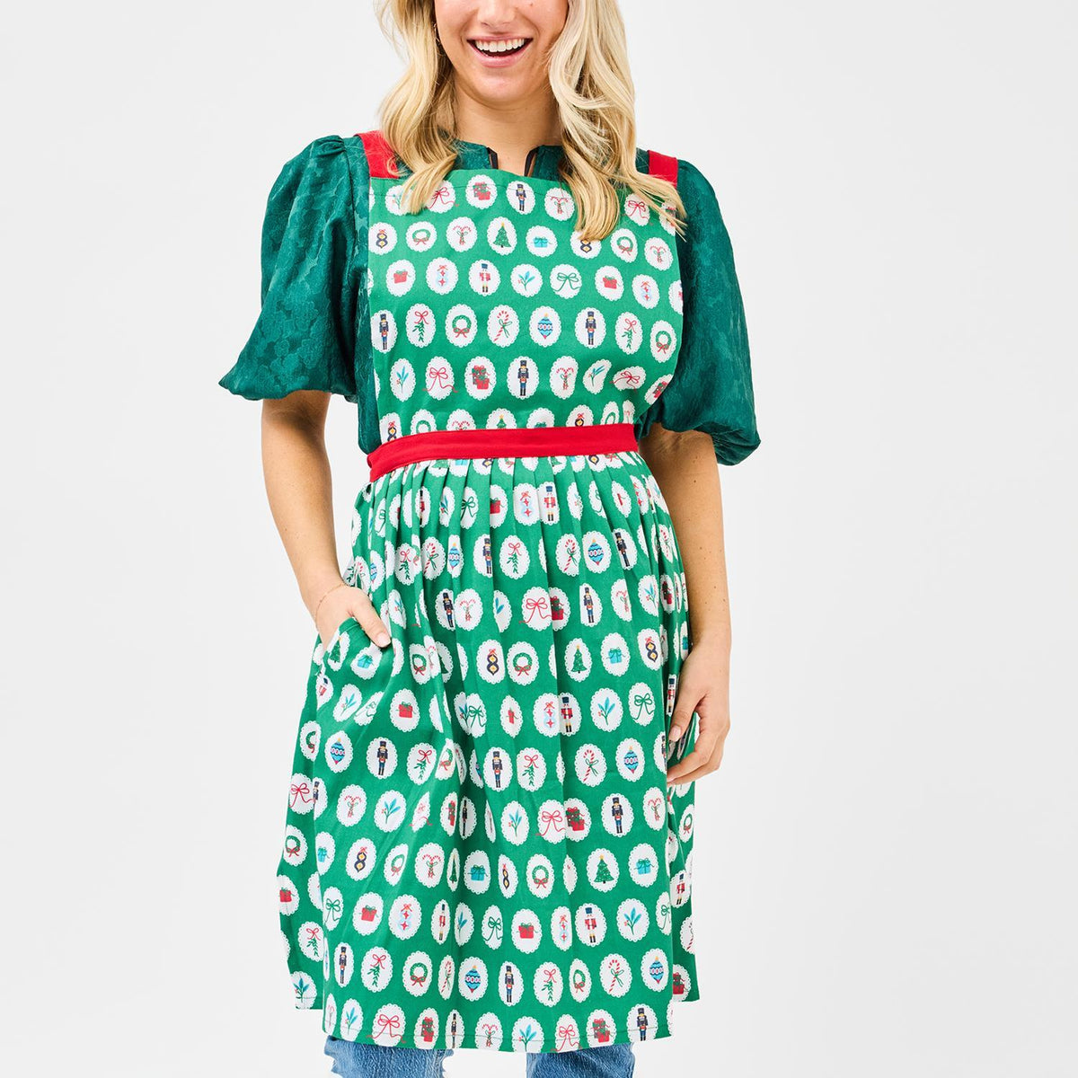 Adult Apron Christmas Tidings