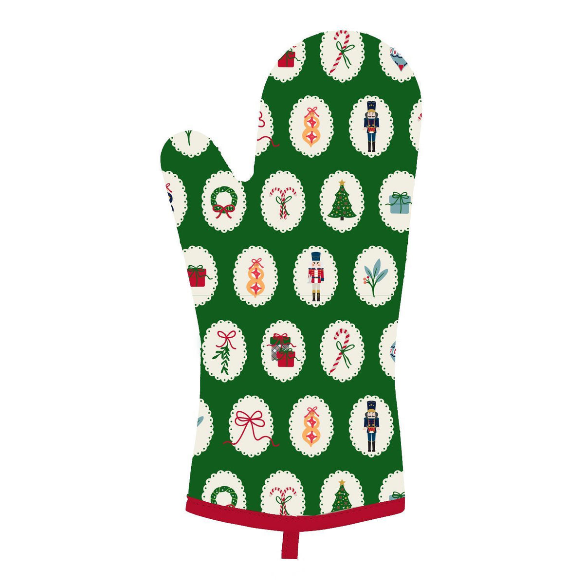 Oven Mitt Christmas Tidings
