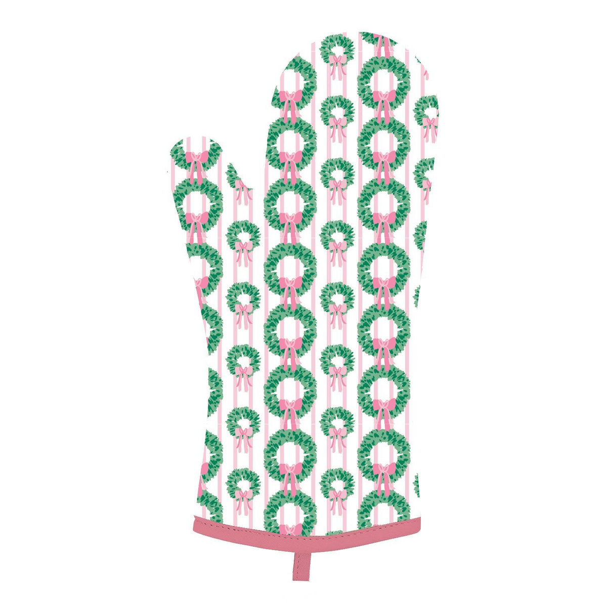 Oven Mitt Rosy Wreaths