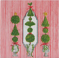 Eloise Red Cocktail Napkin