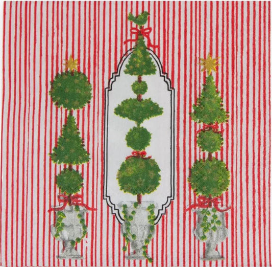 Eloise Red Cocktail Napkin