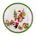 Mr. Claus Salad/Dessert Plate
