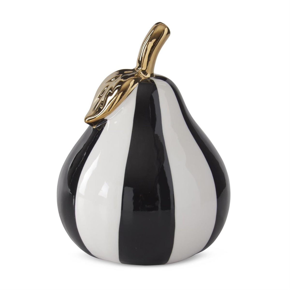 Black & White Striped Pear