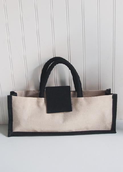 Jute/Cotton Wine Bottle Bag