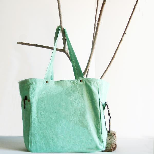 Washed Canvas Tote