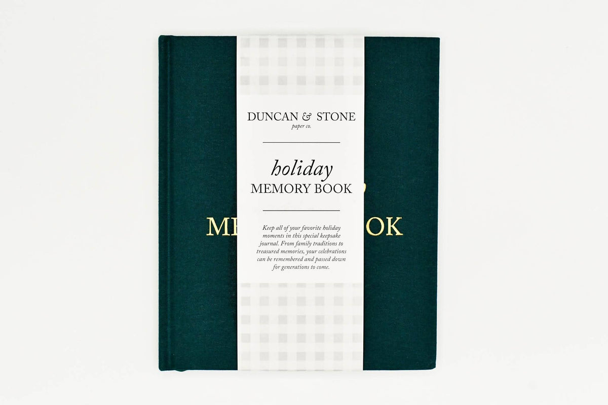 Holiday Memory Book & Family Keepsake | Memory Scrapbook