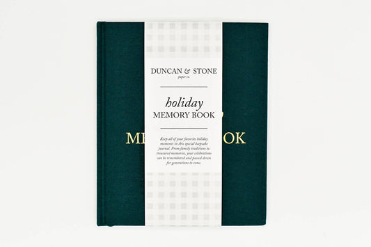 Holiday Memory Book & Family Keepsake | Memory Scrapbook