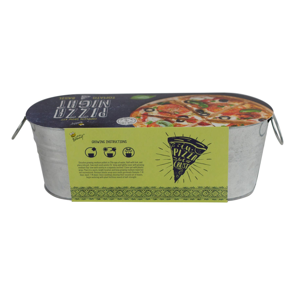 Galvanized Windowsill - Pizza Night