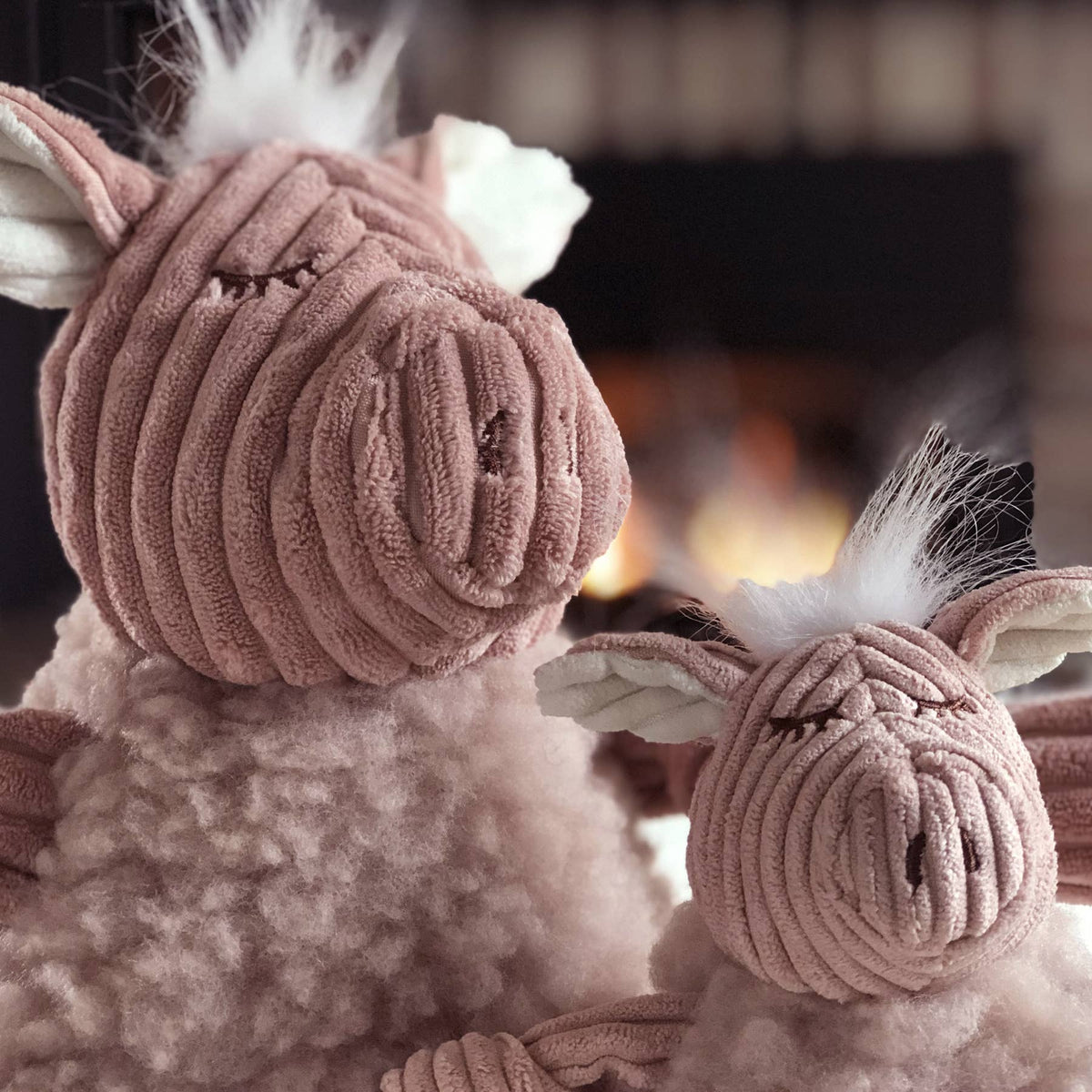 Penelope Pig HuggleFleece® FlufferKnottie™ Plush Dog Toy