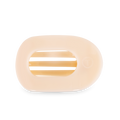 Round Flat Hair Clip | Large | Almond Beige