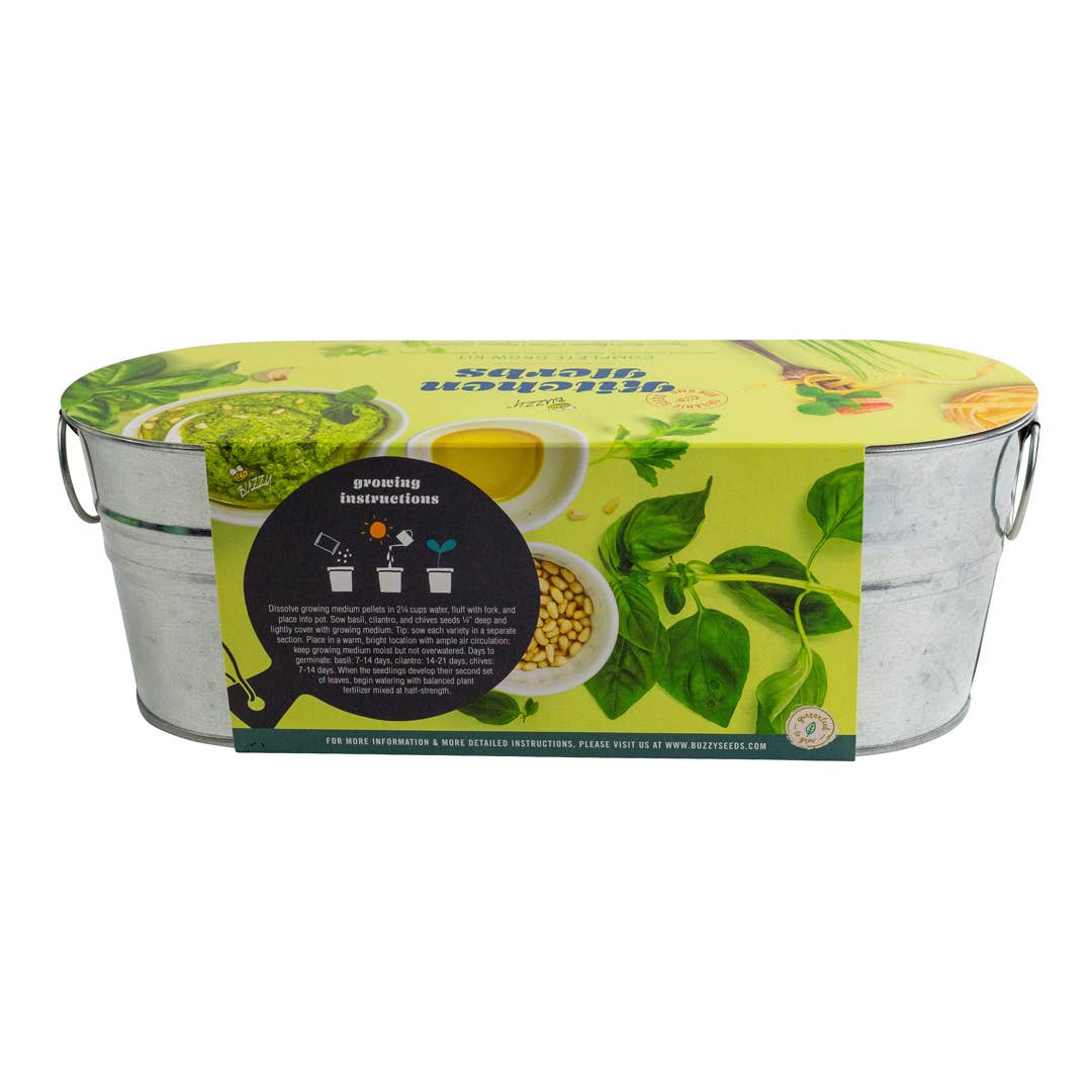 Galvanized Windowsill - Kitchen Herb