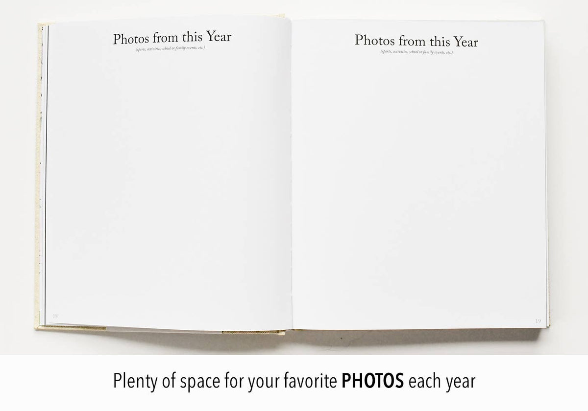 Dear Daughter Childhood Keepsake Book | Christmas Gift