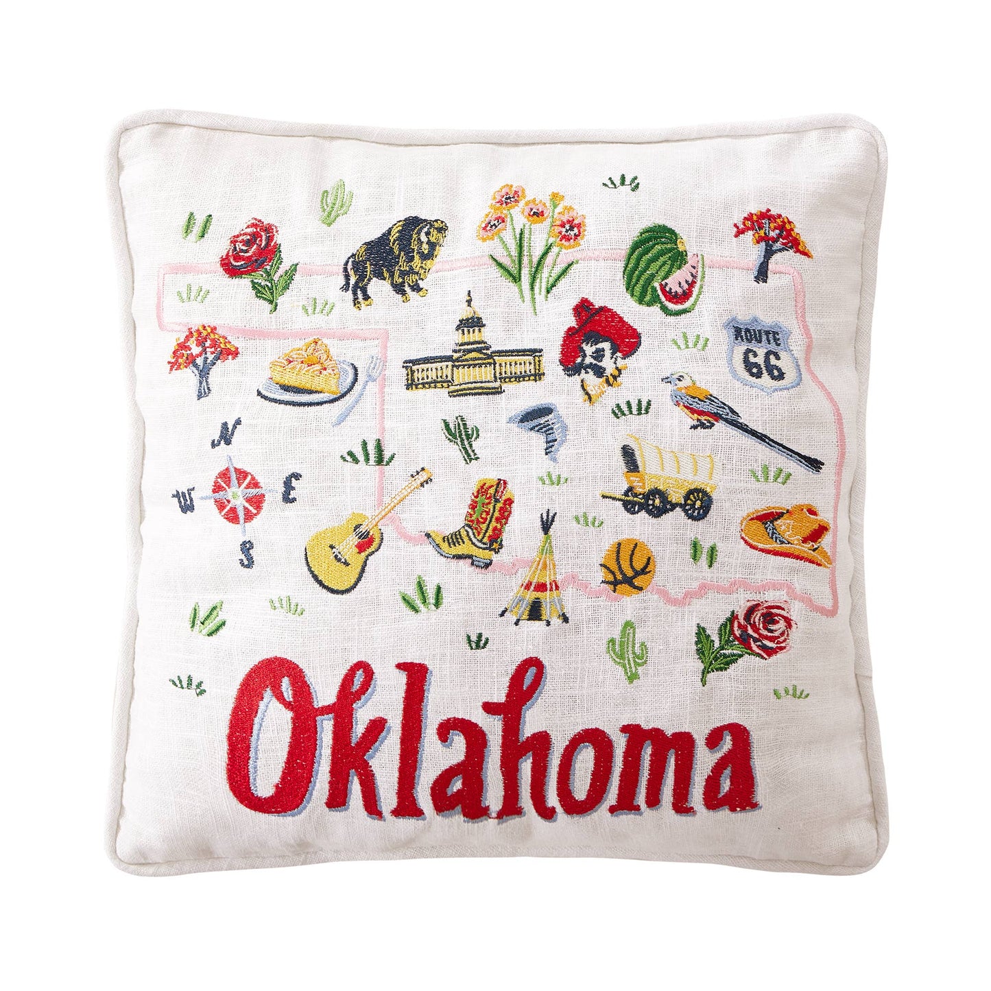 Oklahoma Printed Kitchen Towel - Angela Staehling