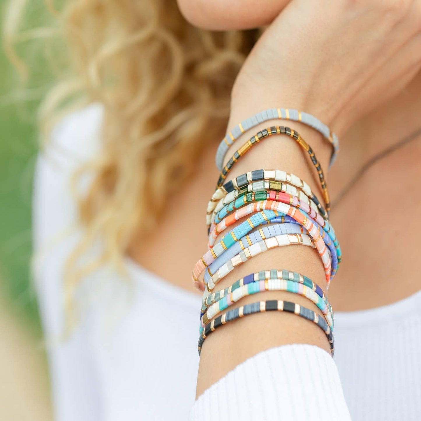 Choose Your Colors - Miyuki Tila Bracelets