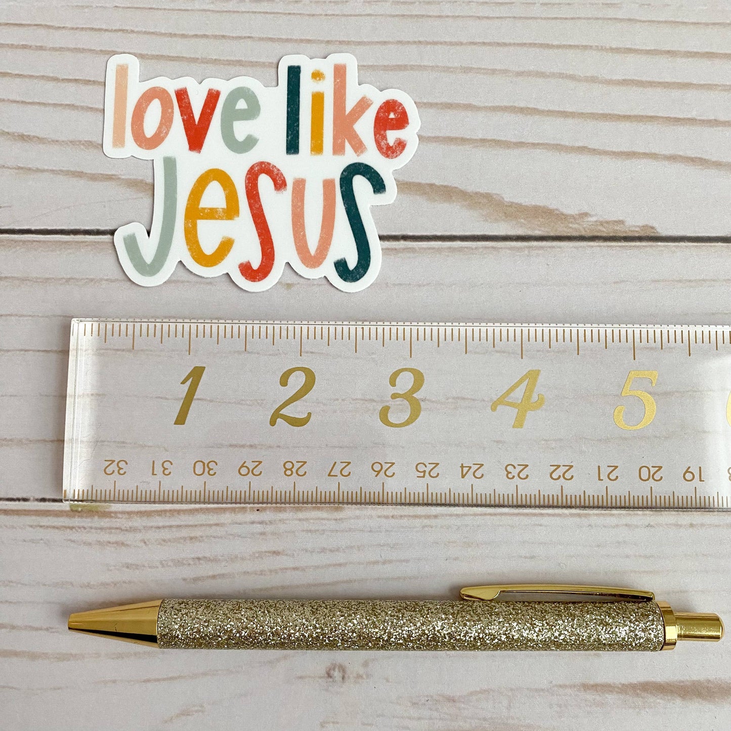 Love like Jesus sticker | Christian faith stickers & decals