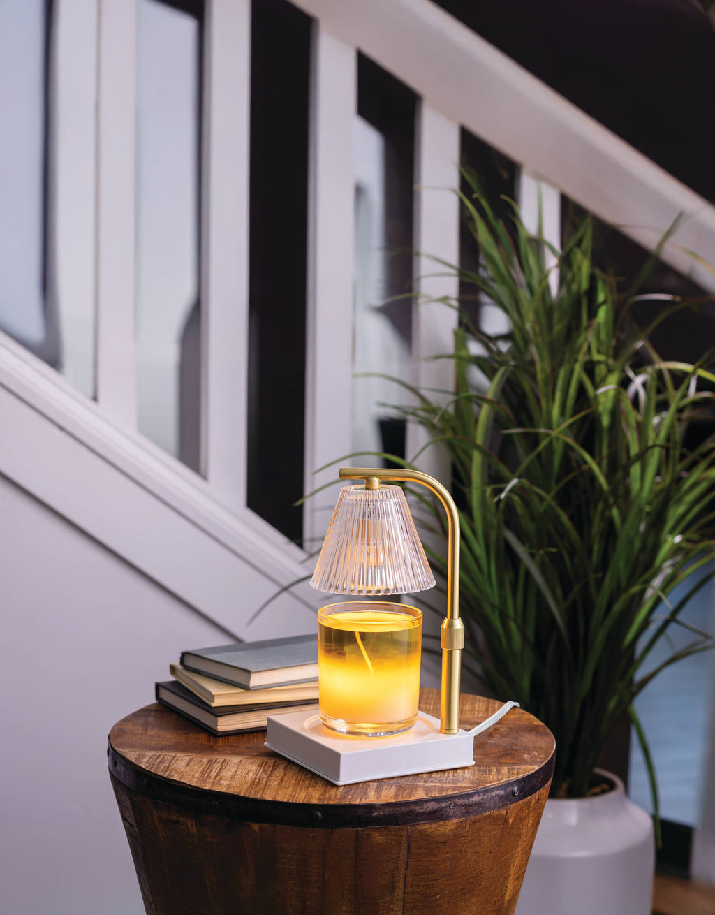 Gold Luna Candle Warmer Lamp