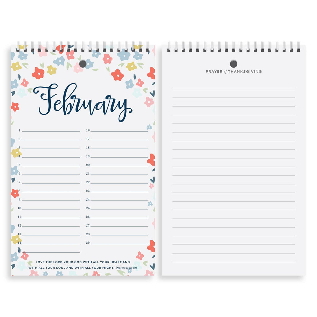 Yearly Gratitude Journal, Joyful Stripes