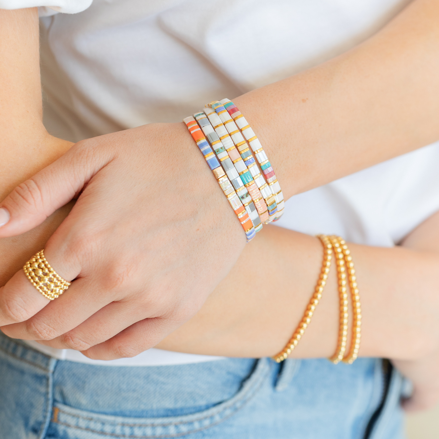 Choose Your Colors - Miyuki Tila Bracelets