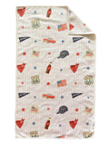 Highway Roadtrip: Double-Sided Hand Towel