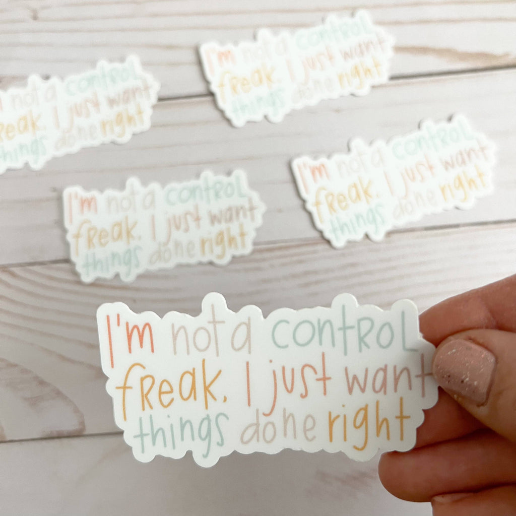 Control Freak Sticker