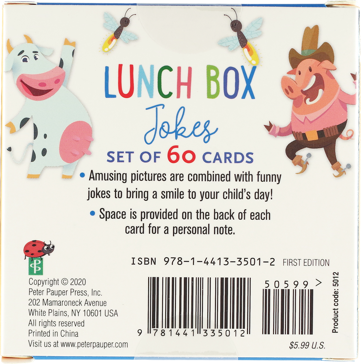 Lunch Box Jokes for Kids (Set of 60 Cards)