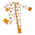 Life Is Better In Boots  Baby Bamboo Pajamas, 2-Way Zipper