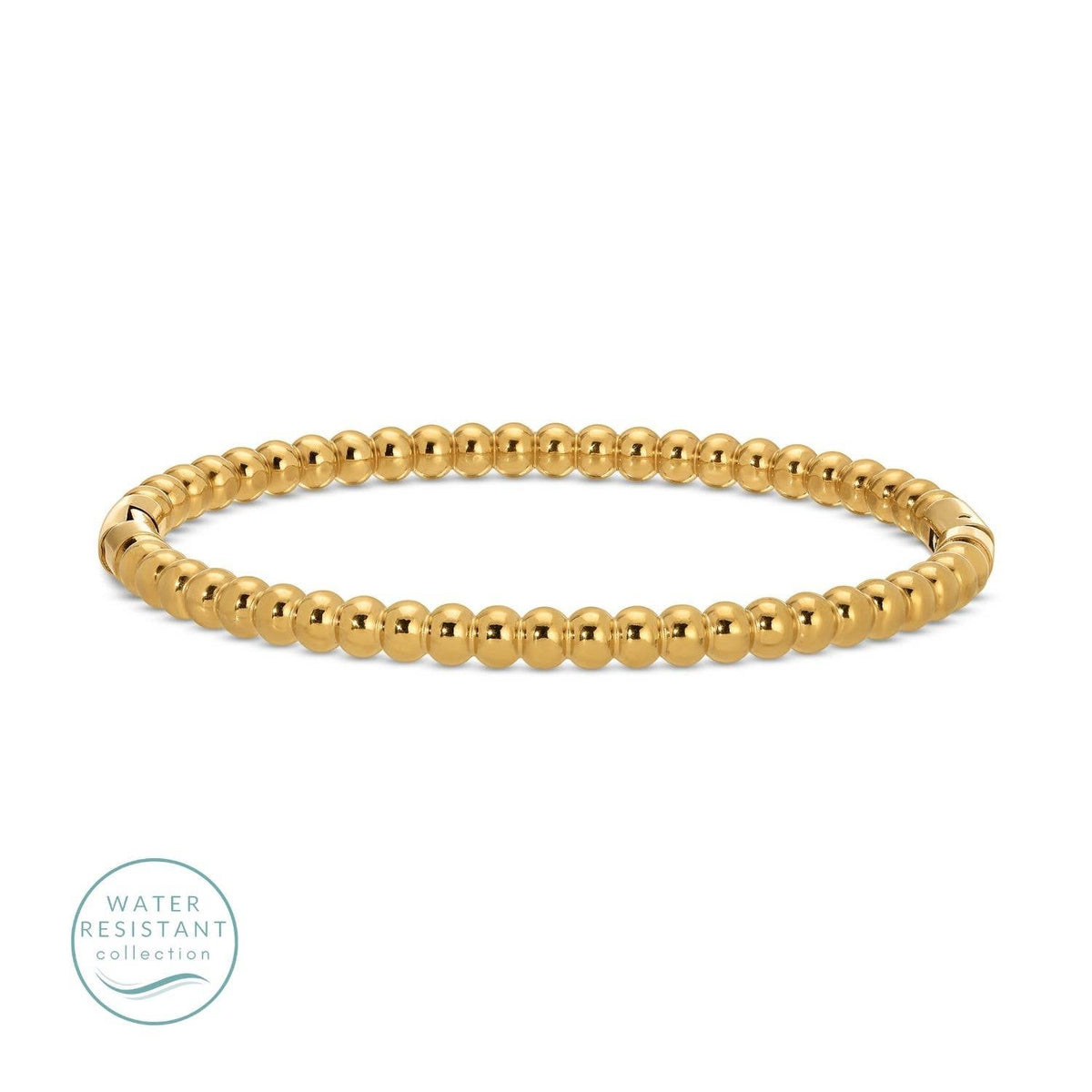 Beaded Water Resistant Hinged Bangle