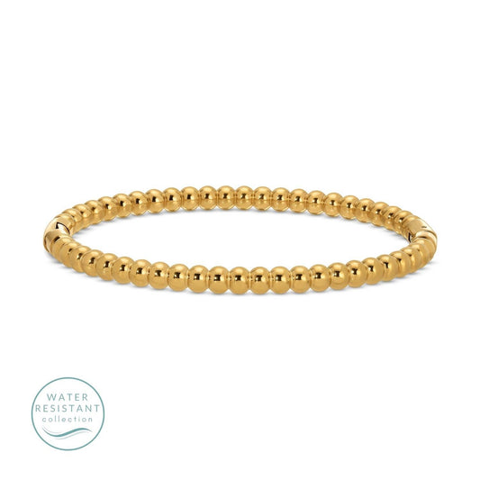 Beaded Water Resistant Hinged Bangle