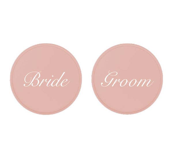 Wedding Wine Glass Covers - Sets of 2