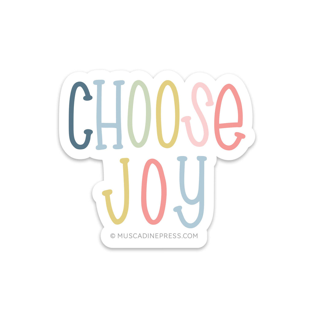 Vinyl Sticker, Choose Joy