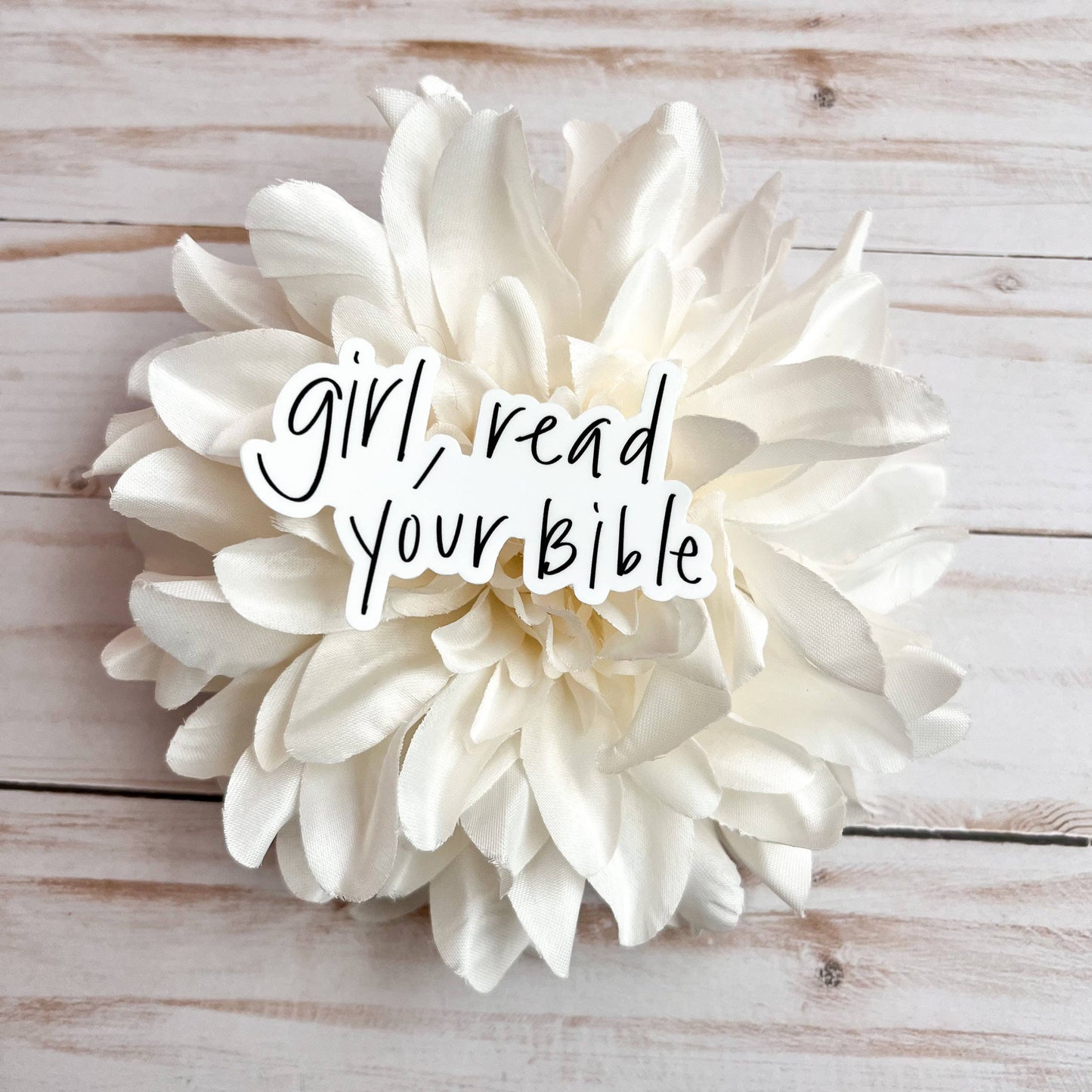 Girl Read Your Bible Sticker