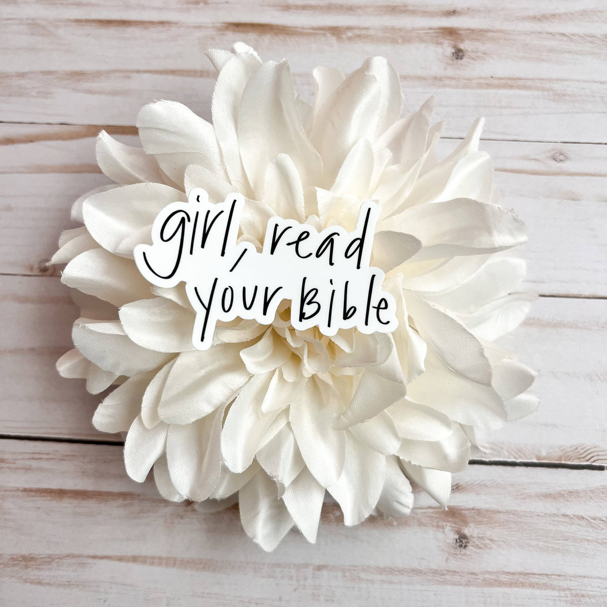 Girl Read Your Bible Sticker