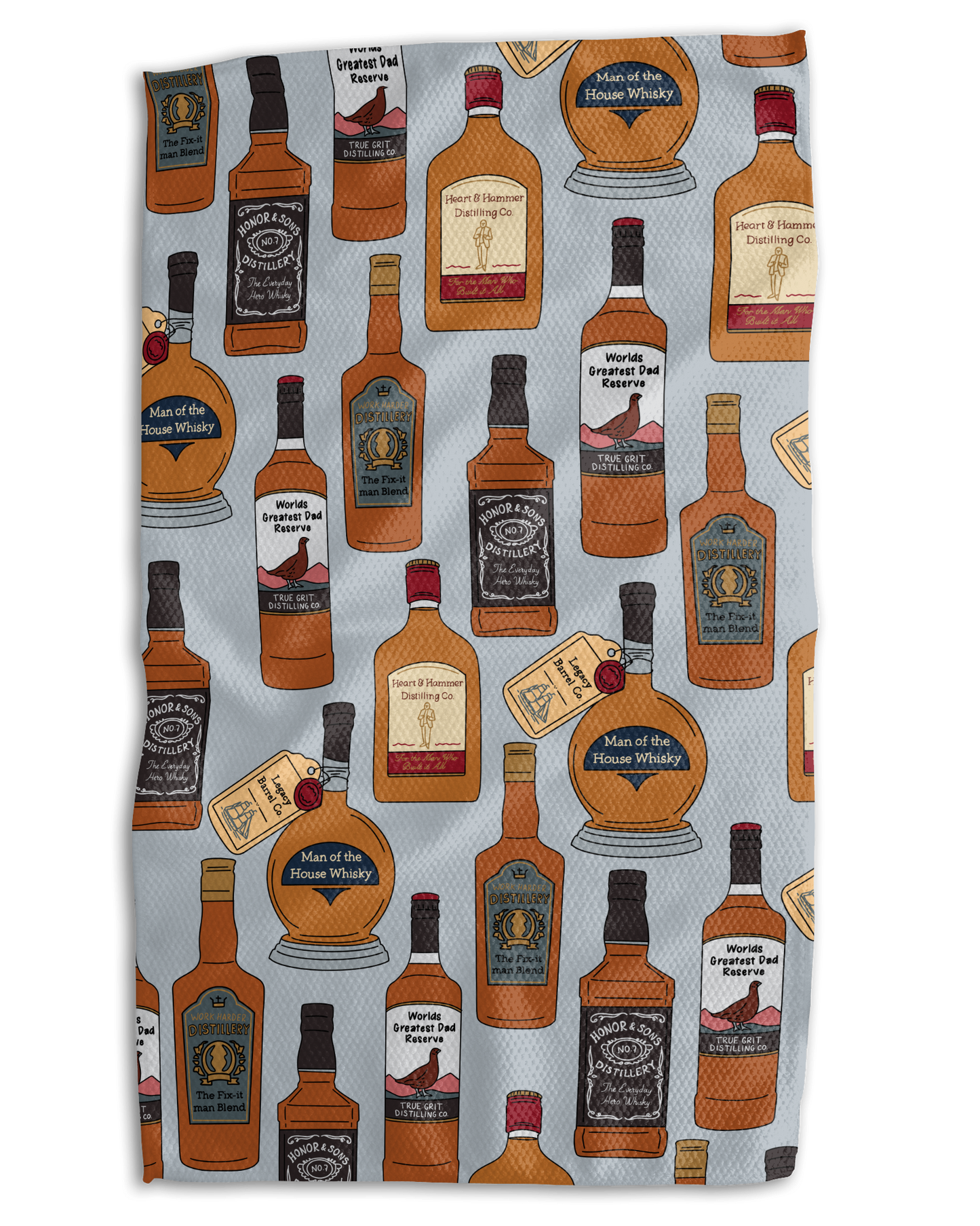Best Dad Whiskey Kitchen Towel