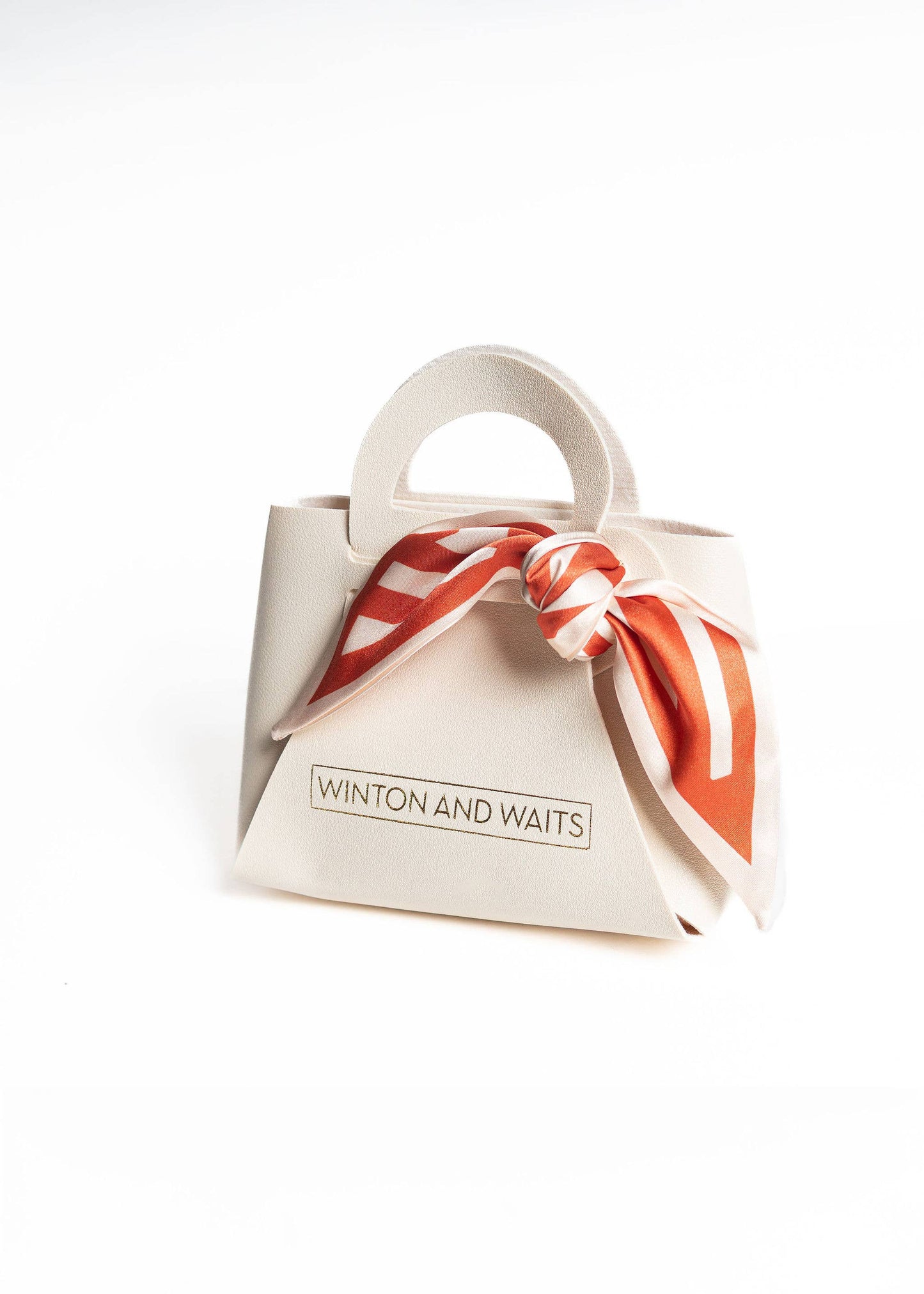 Game Day Accessory Scarf- Burnt Orange & Cream
