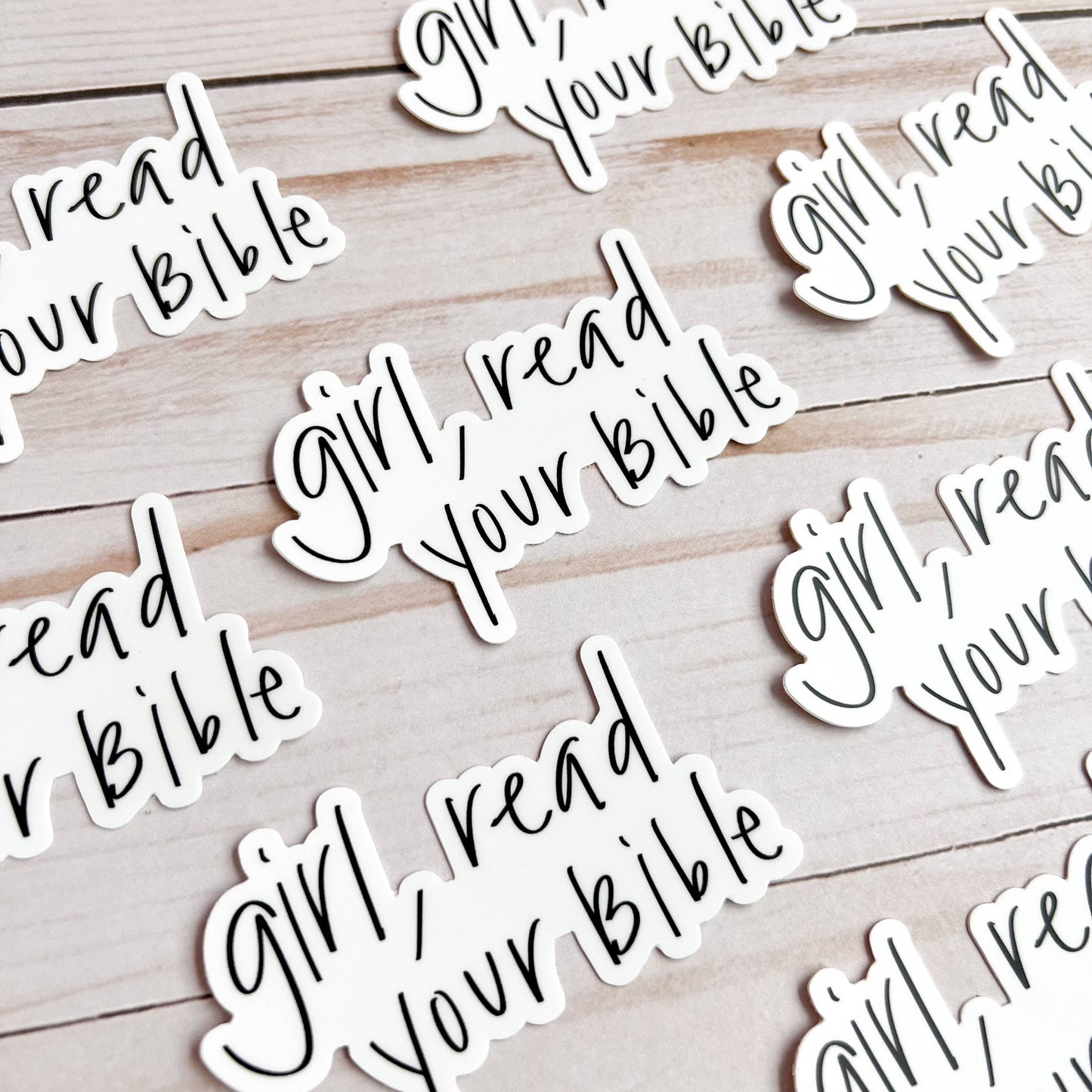Girl Read Your Bible Sticker