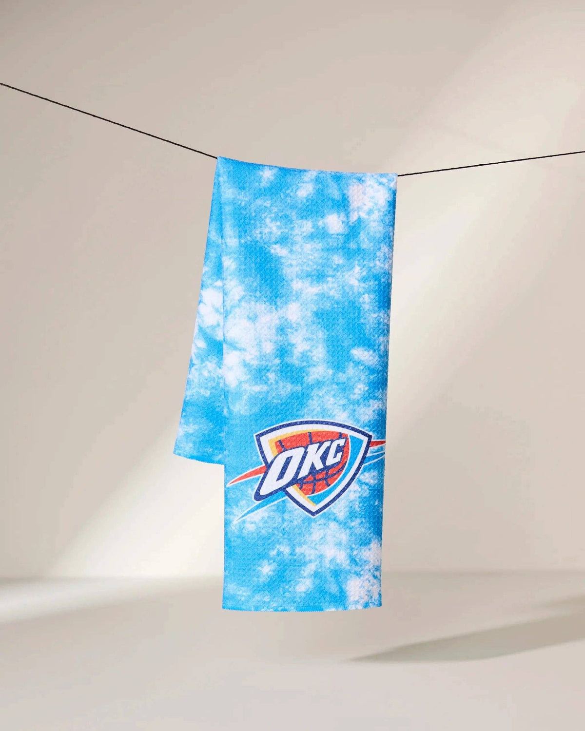 OKC Thunder Flash Tea Towel