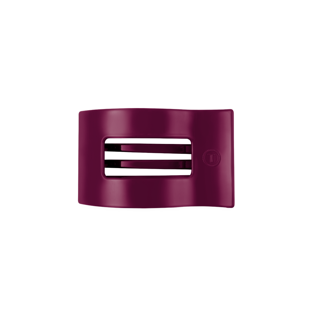 Mulberry | Small |Flat Rectangle Hair Clip