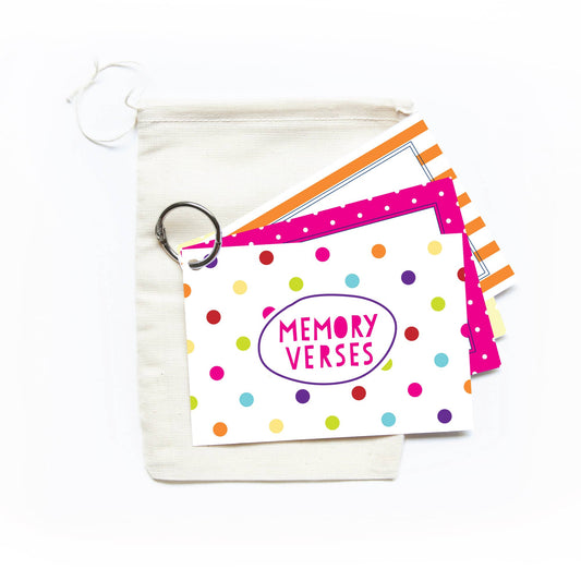 Memory Verse Ring, Rainbow Dot