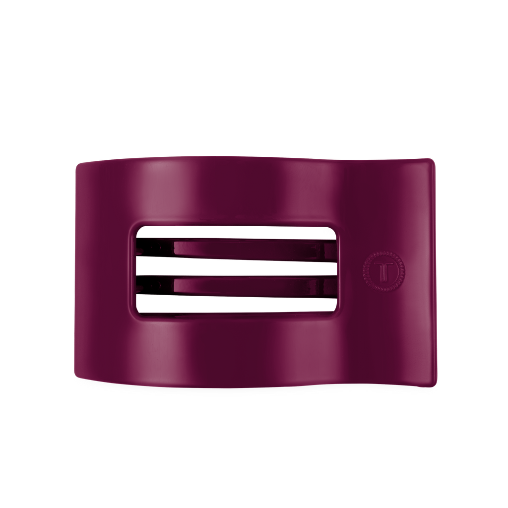 Mulberry | Large | Flat Rectangle Hair Clip